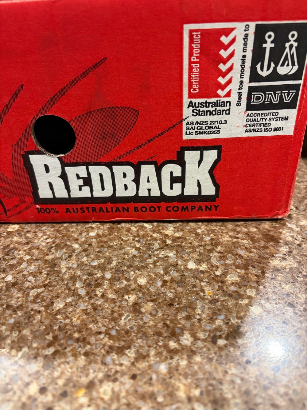 Redback Men's Black Lace-Up Work Boots — Rugged All-Day Comfort - Picture 8 of 14